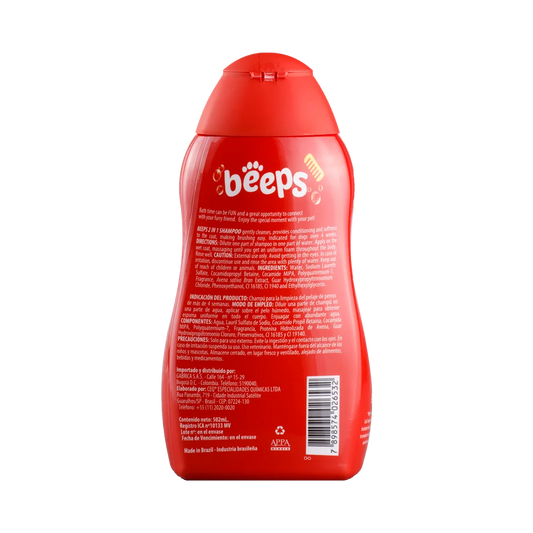 Shampoo para mascotas 2 en 1 Beeps- 502ml