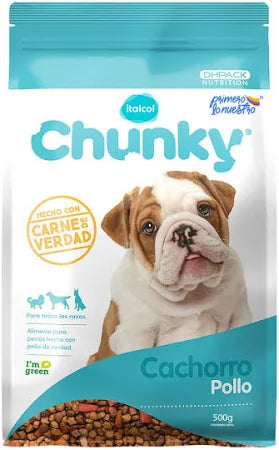 Chunky Perros Cachorros Pollo y Arroz 500gr